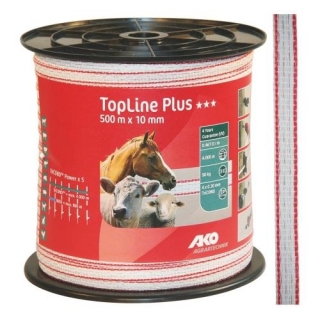 Páska pro elektrické ohradníky TopLine Plus 10 mm
