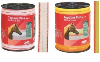 Páska pro elektrické ohradníky TopLine Plus 20 mm
